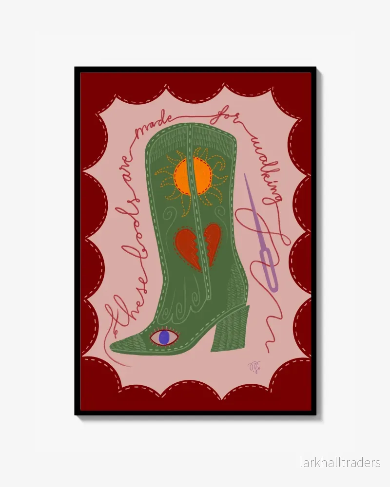 These boots – Poster These boots – Poster