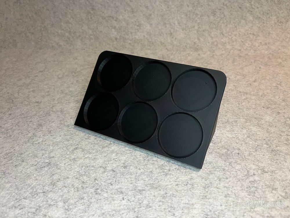 Displayställ för 6 st 1 oz-silvermynt i kapslar - Bild 3