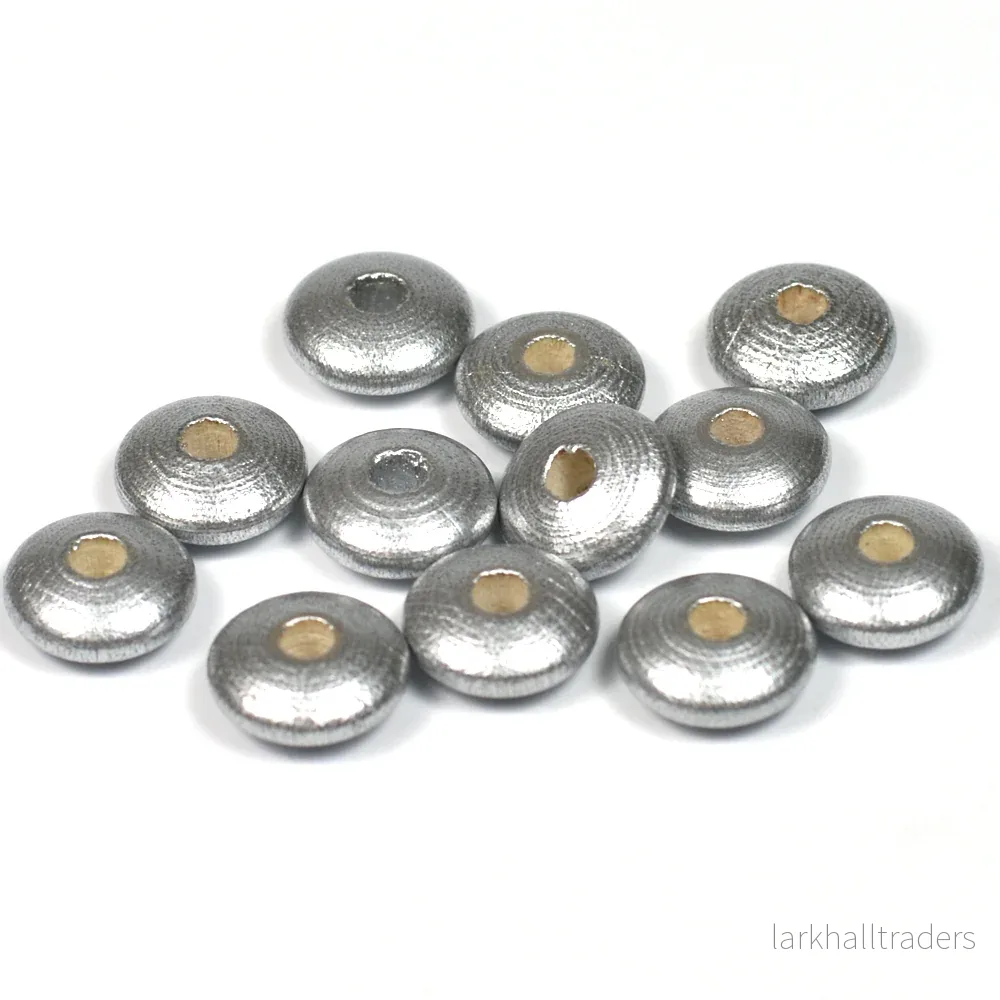 Trälinser, silver, 50st