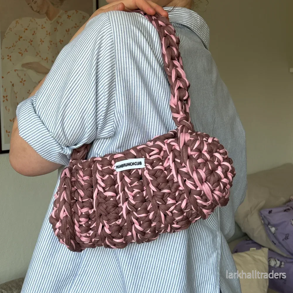 VENUS Baguette väska Brun/Rosa