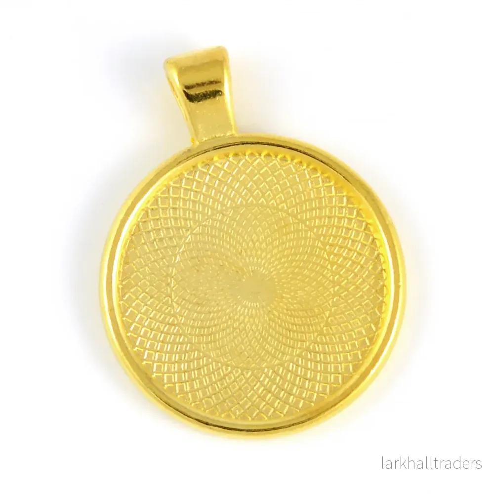 Stilren ramberlock, guld, 25mm
