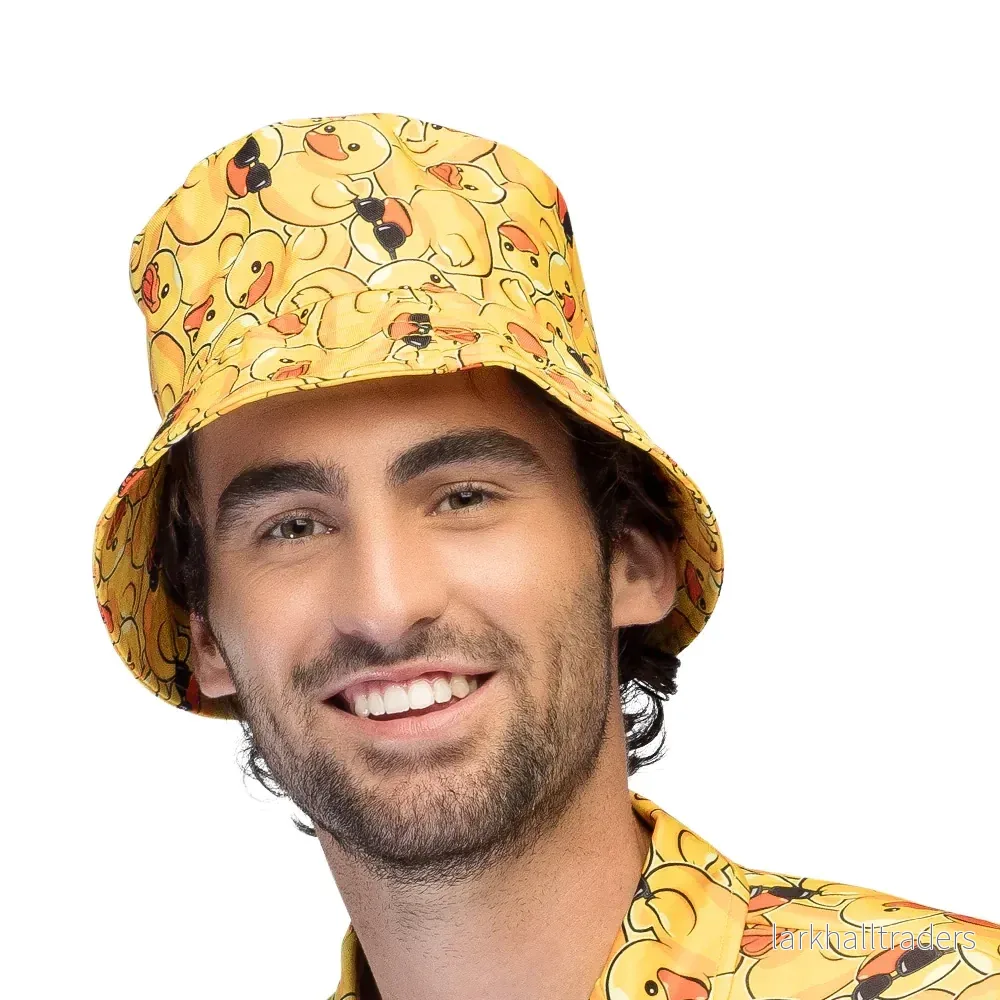 Hawaiiskjorta med shorts & hatt, lucky duck - Bild 3