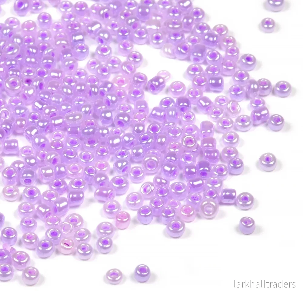 Seed Beads, 2mm, ceylon lavendel, 30g Seed Beads, 2mm, ceylon lavendel, 30g