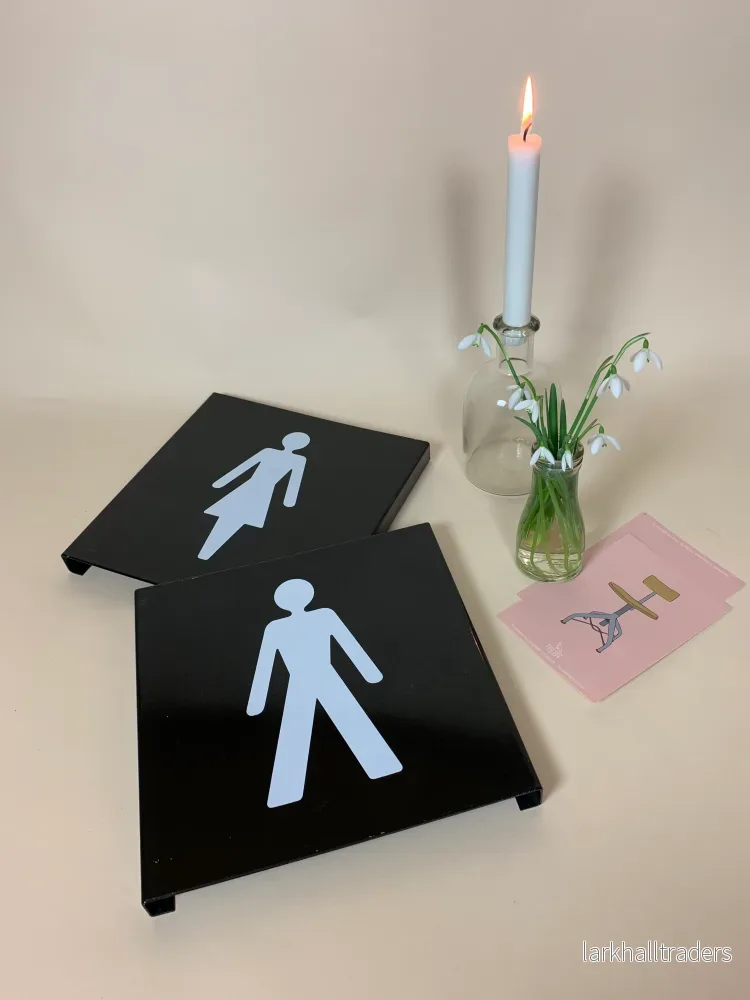 Set med separata piktogram för damer respektive herrar - Bild 2
