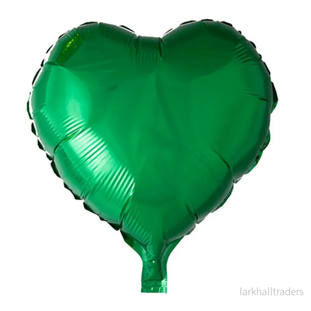 Folieballong, hjärta mörkgrön 45 cm Folieballong, hjärta mörkgrön 45 cm
