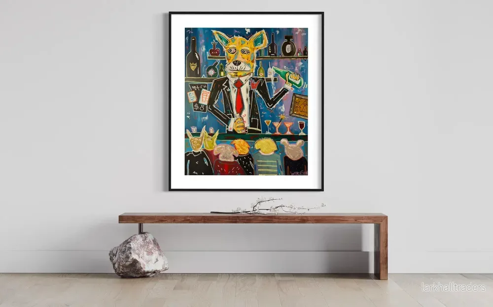 Bartender Boss – Signerad och numrerad Fine Art Print Bartender Boss – Signerad och numrerad Fine Art Print