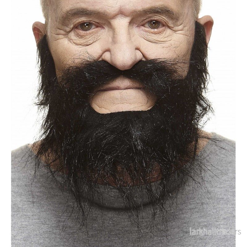 Mustasch med skägg, piomeer svart Mustasch med skägg, piomeer svart