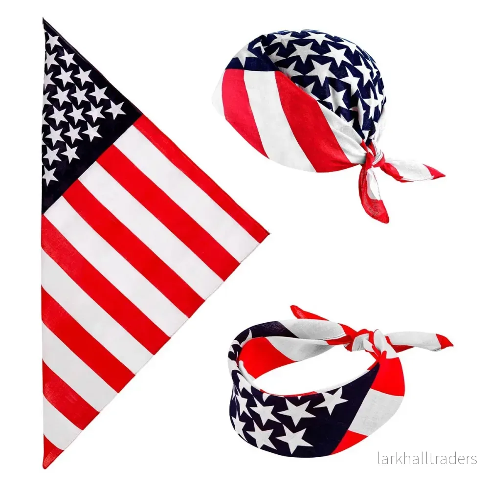 Bandana, USA 52×52 cm Bandana, USA 52×52 cm