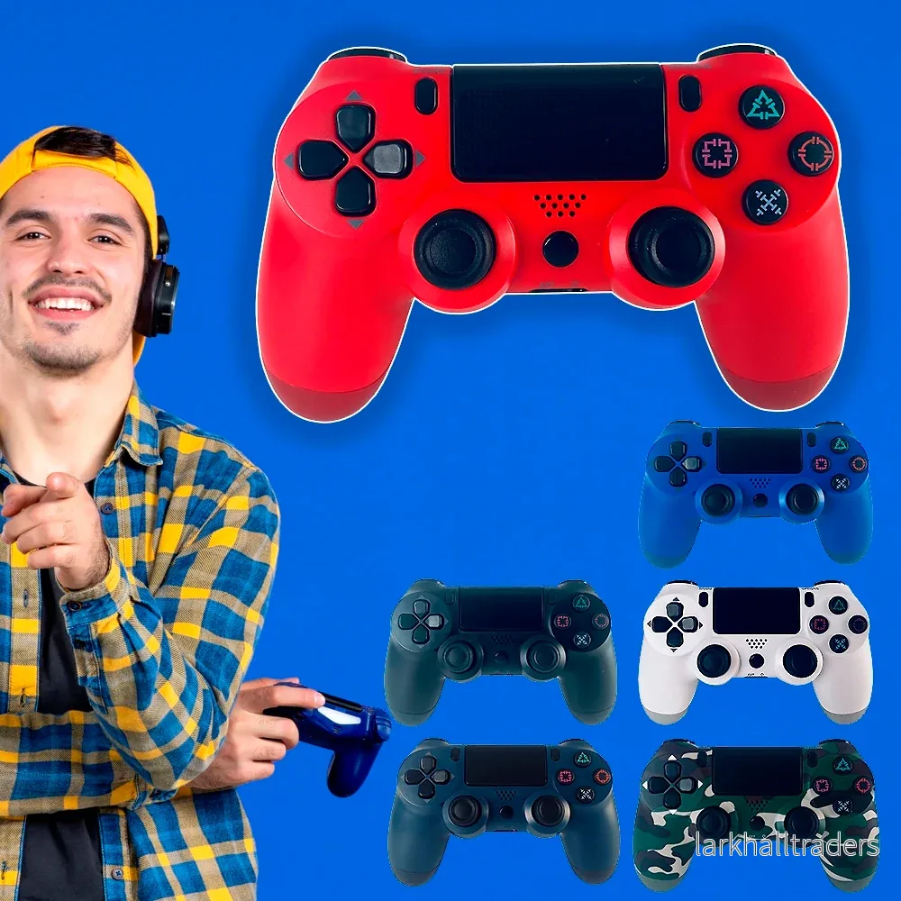 PS4 Trådlös Kontroller med Touchpad och Vibration PS4 Trådlös Kontroller med Touchpad och Vibration