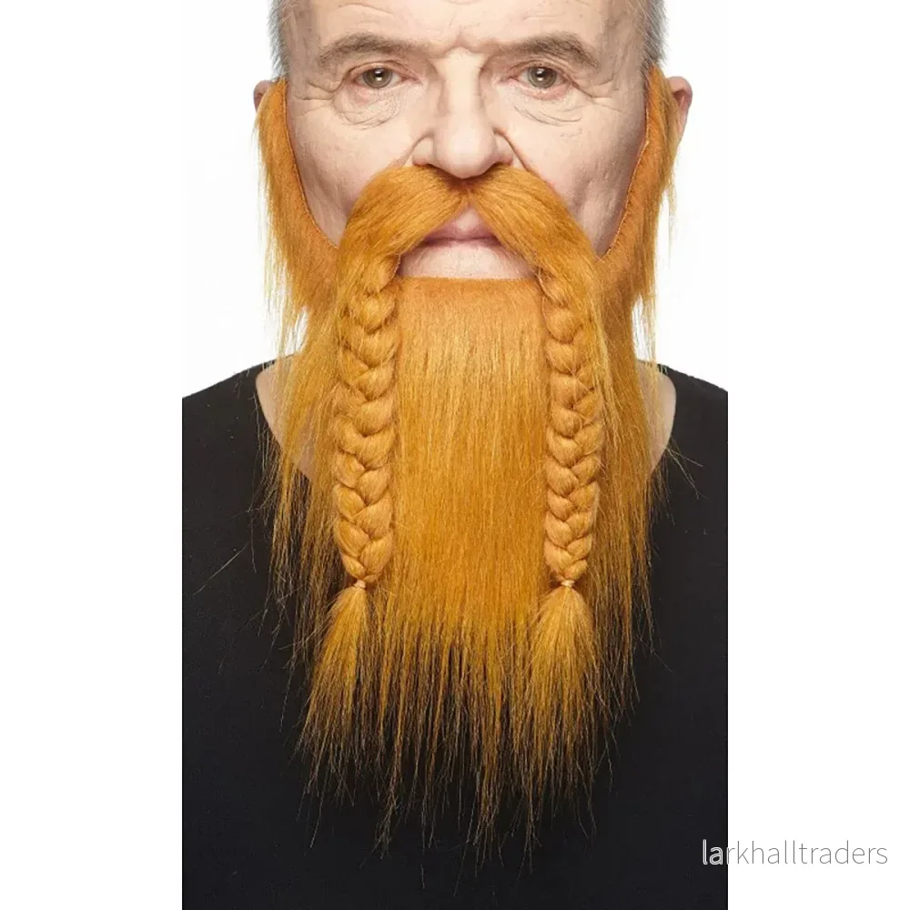 Mustasch med skägg, viking röd Mustasch med skägg, viking röd