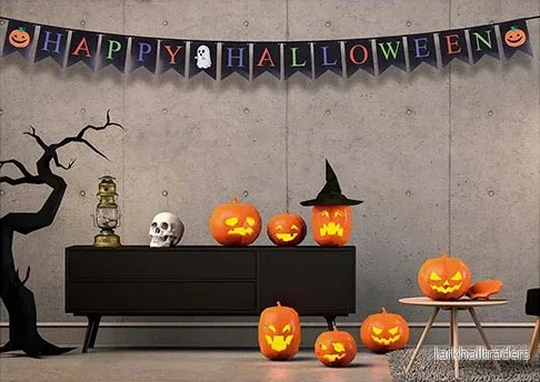 Halloweengirlang, pumpa 300 cm - Bild 2