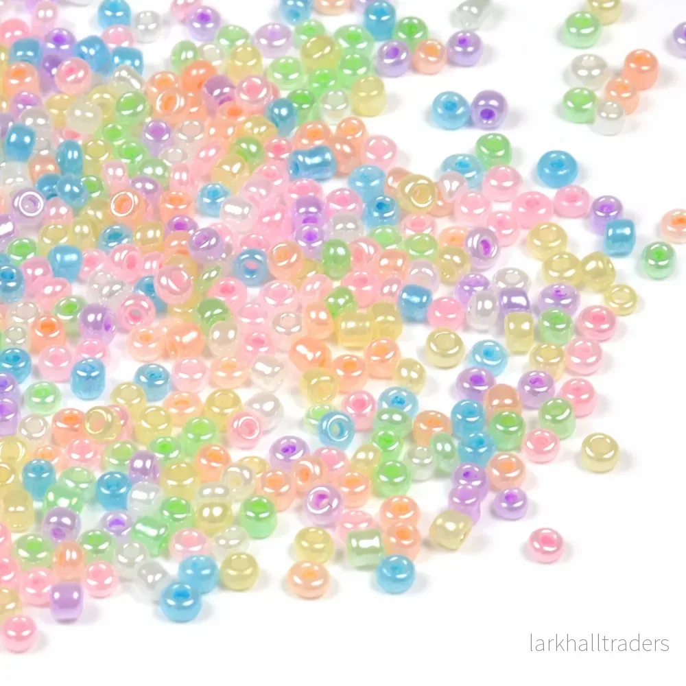 Seed Beads, 2mm, ceylon pastell-mix, 30g Seed Beads, 2mm, ceylon pastell-mix, 30g