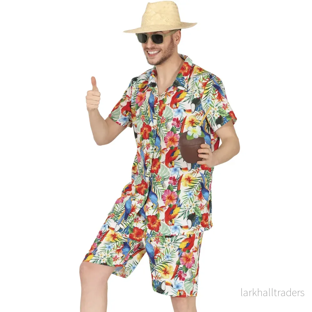 Hawaiiskjorta och shorts, turist