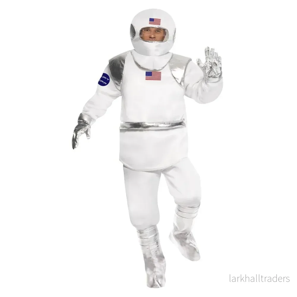 Dräkt, astronaut vit one size Dräkt, astronaut vit one size