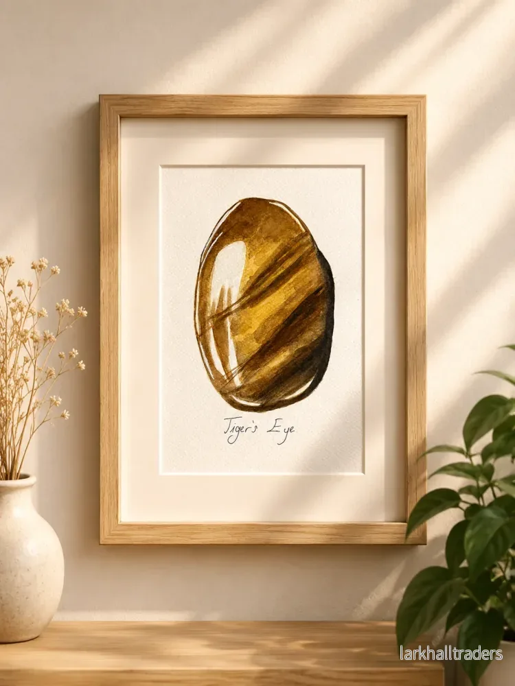 Earth & Light (Tiger’s Eye ) Original - Bild 2