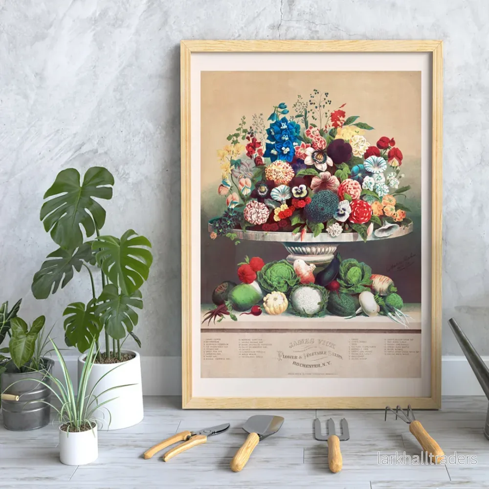 Blommor och grönsaker Poster Blommor och grönsaker Poster