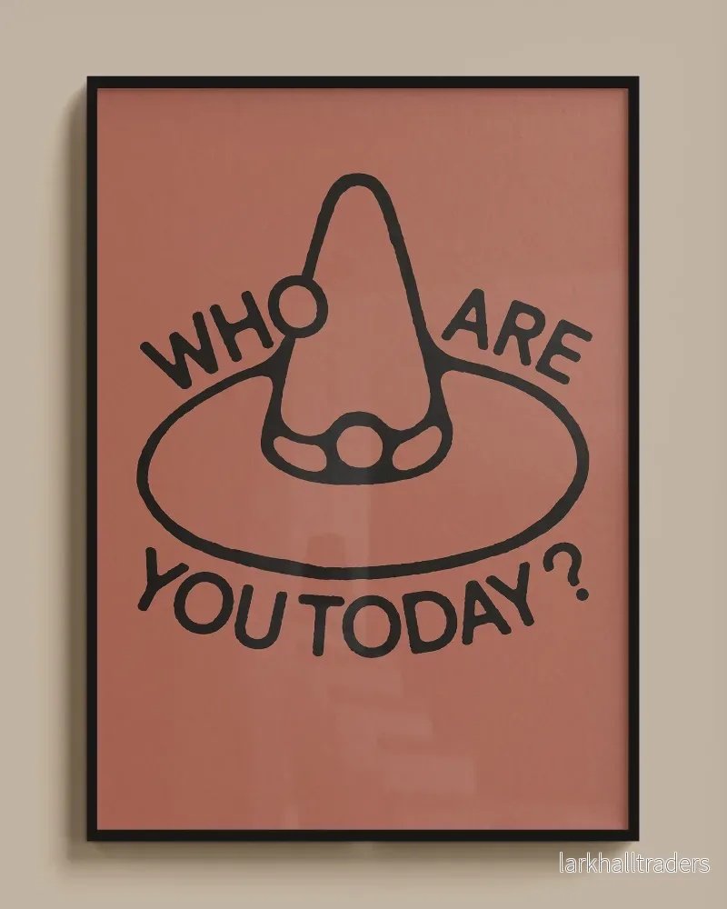 "WHO ARE YOU TODAY?" Poster - Bild 3