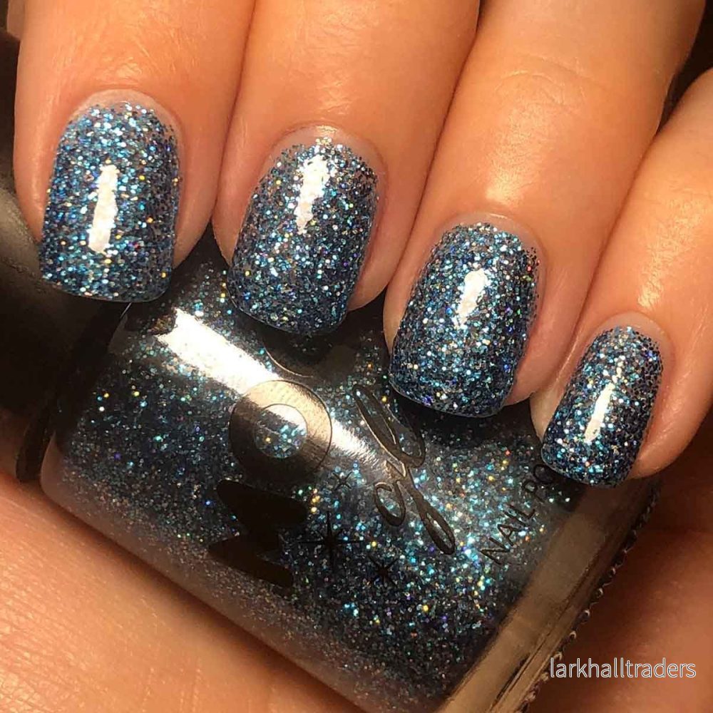 Moon Glitter Holographic Nail Polish, blue 14 ml Moon Glitter Holographic Nail Polish, blue 14 ml
