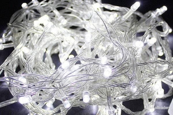 Solcellsdriven LED-ljuskedja m/100 LED (flera färger) 9 meter - Bild 2