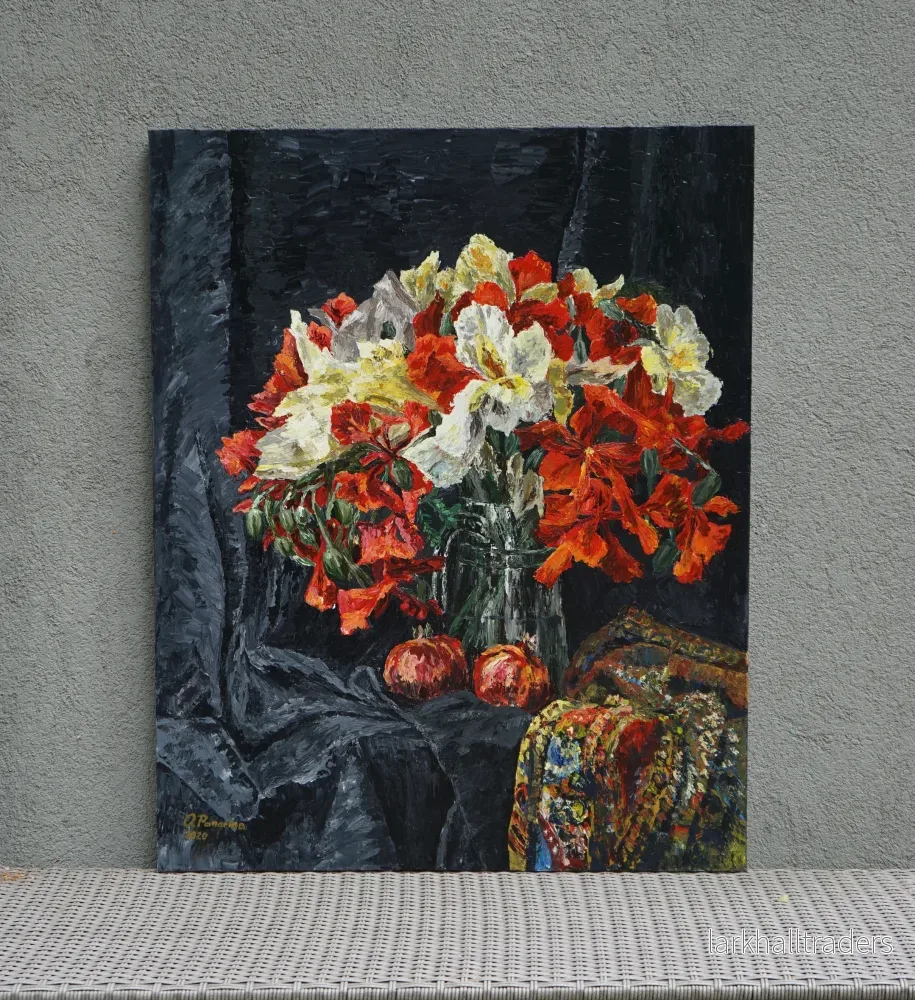 Royal Poinciana Original Målning
