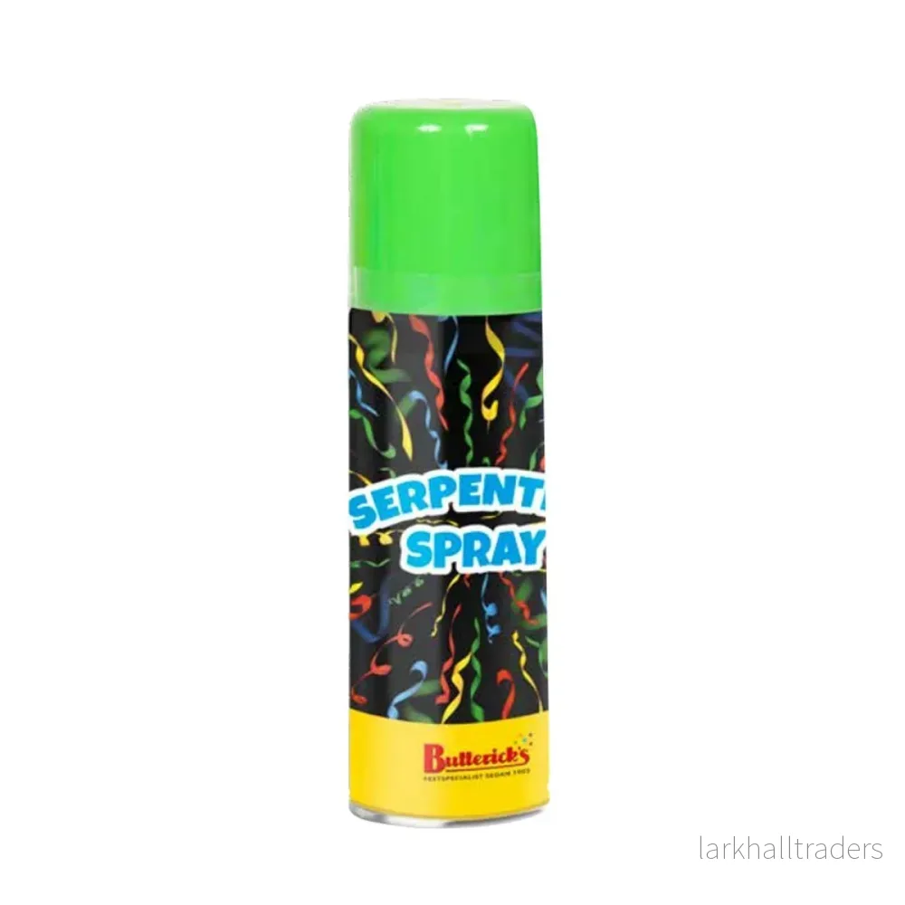 Serpentinspray, grön 83 ml Serpentinspray, grön 83 ml