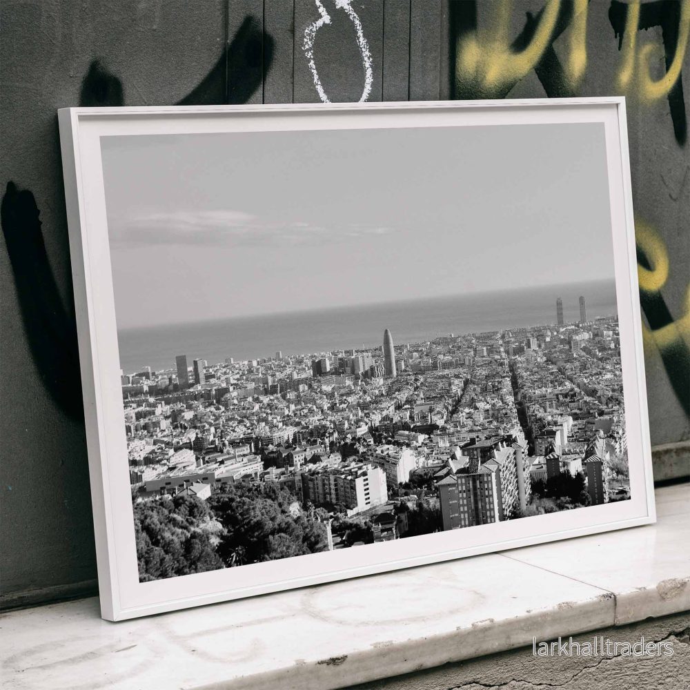 Vy över Barcelona Poster Vy över Barcelona Poster