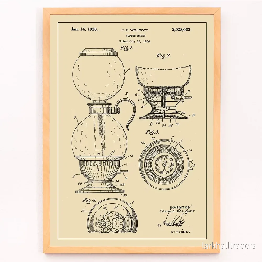 Kaffebryggarpatent Poster - Bild 3