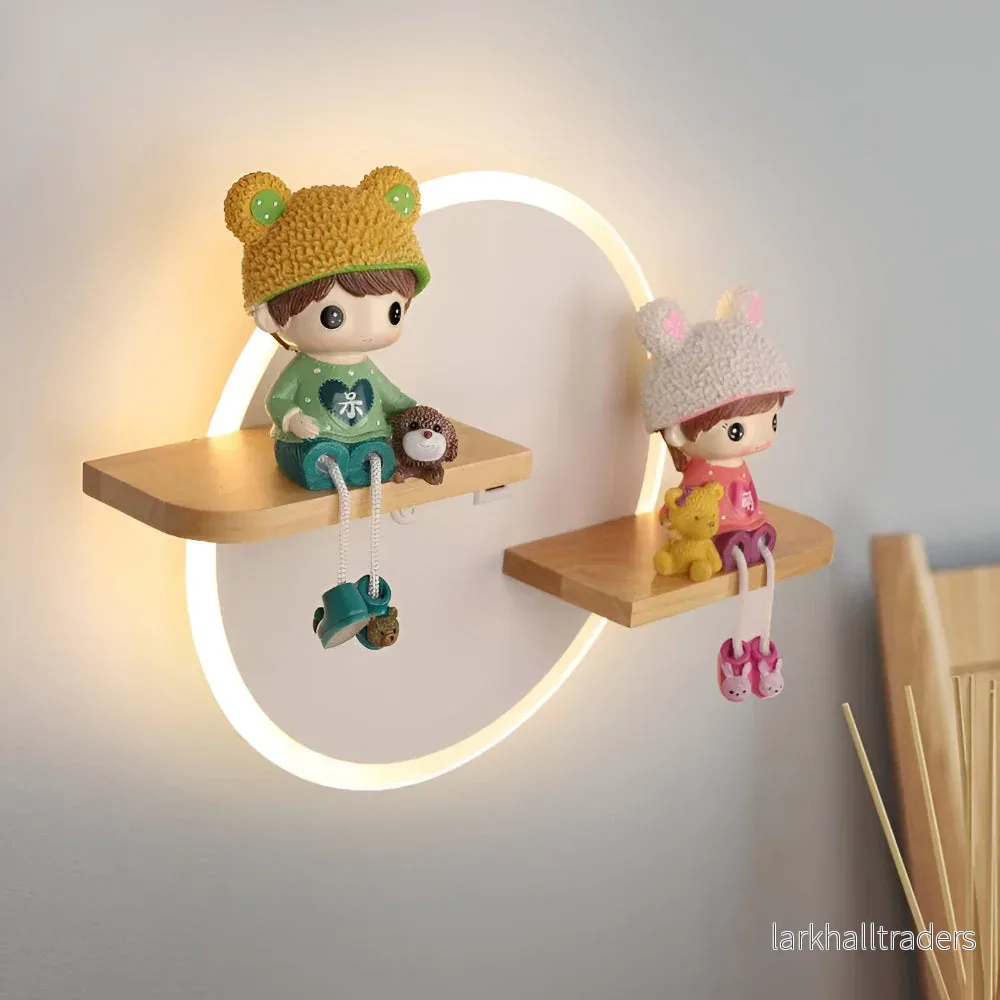 FanciToons – Lekfull Vägglampa för Barnrum | Charmig Cartoon LED Belysning i Färgfull Design - Bild 2