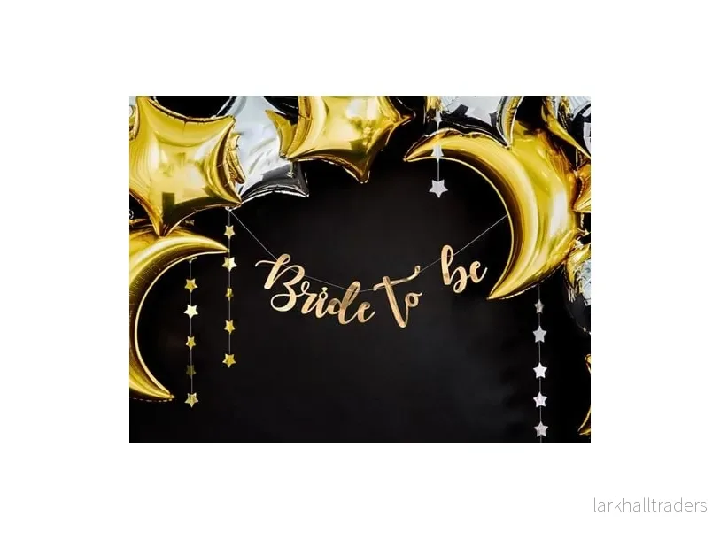 Girlang, Bride to be guld 80x19 cm - Bild 2