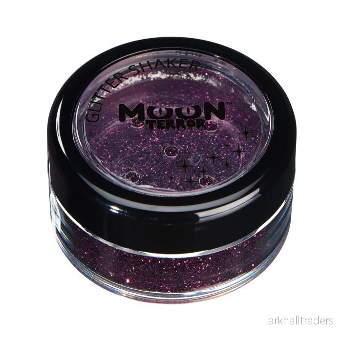 Moon terror glitter i burk, lila 3 g Moon terror glitter i burk, lila 3 g