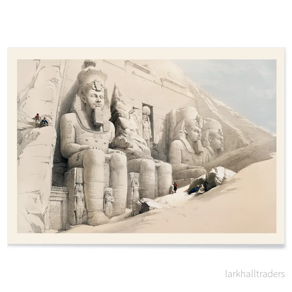 Det stora templet i Abu Simbel Poster - Bild 2