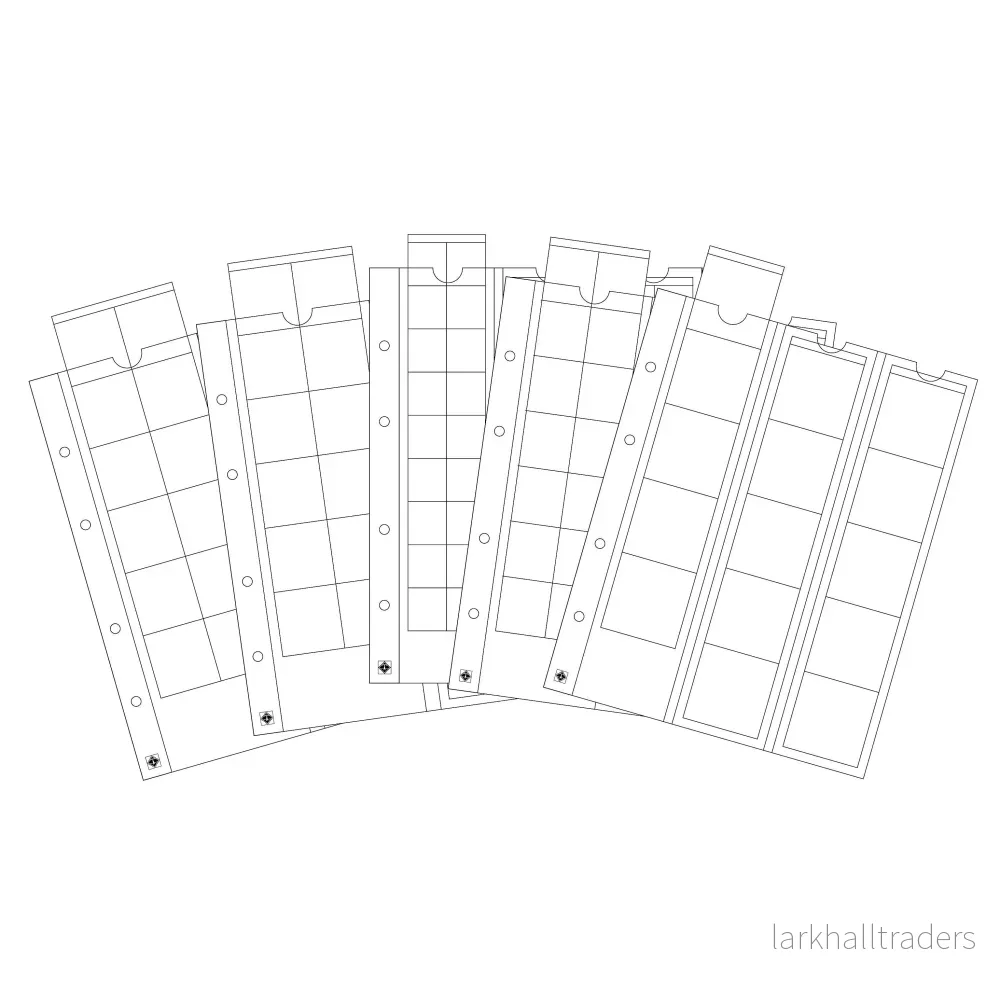 Insticksblad för mynt i serien OPTIMA (5-pack) - Bild 2