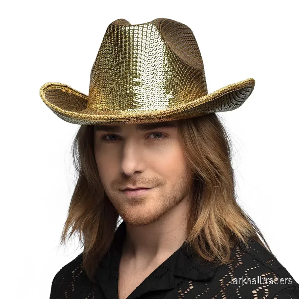 Cowboyhatt, groovy guld - Bild 2