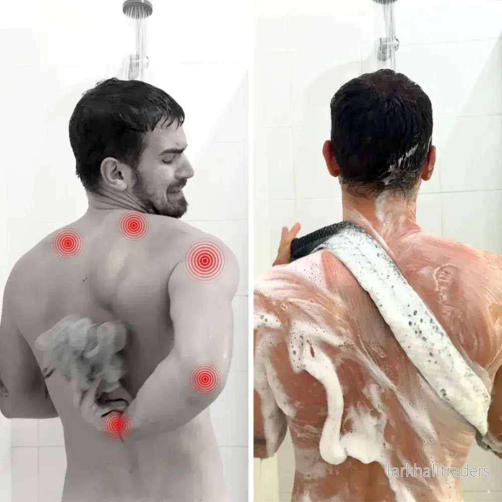 PlushDry™ Exfolierande Antibakteriell Duschhandduk - Bild 3