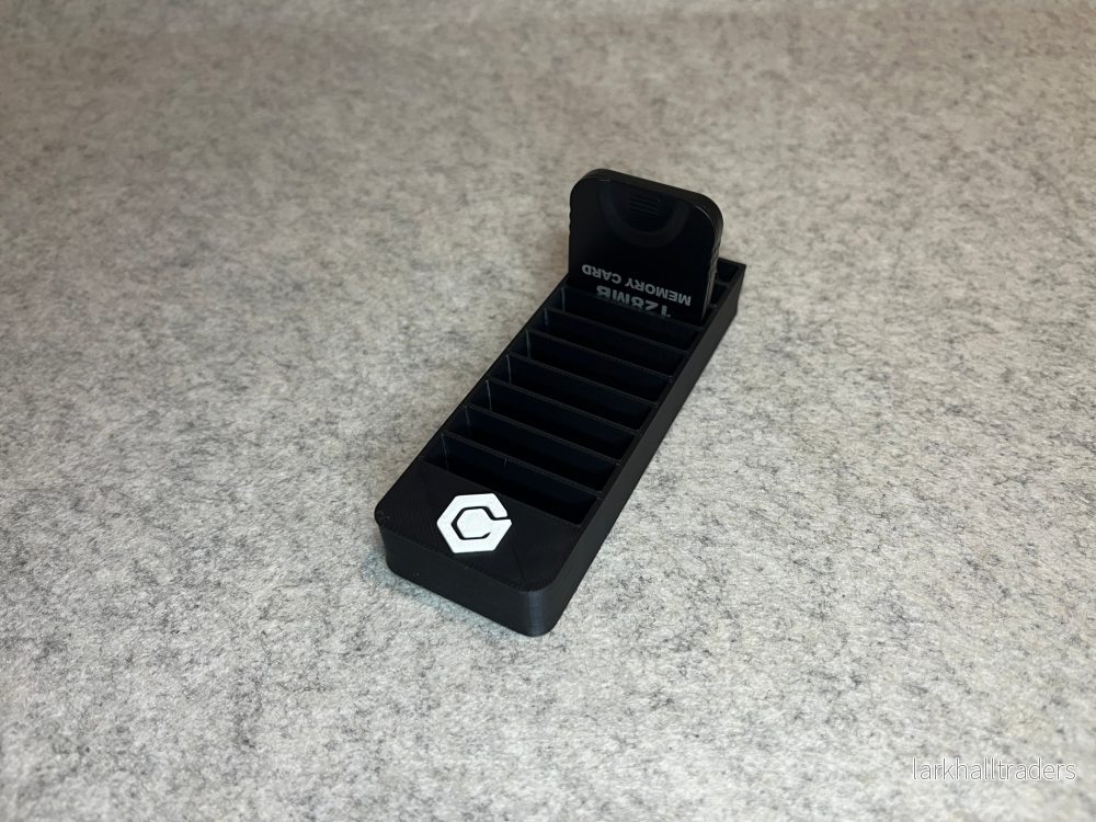 Spelställ för 10 Nintendo GameCube Memory Cards med GC-loggan Spelställ för 10 Nintendo GameCube Memory Cards med GC-loggan