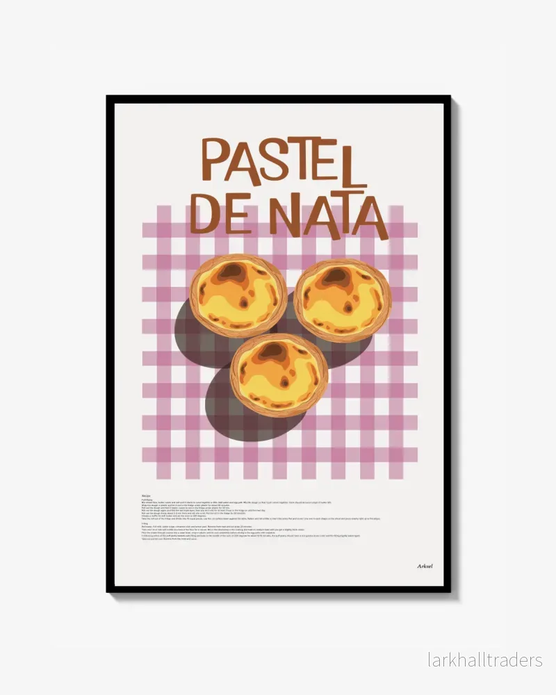 Pastel de nata Poster Pastel de nata Poster