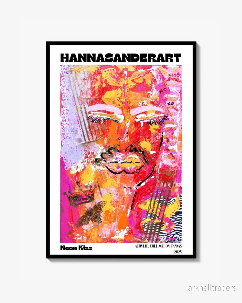 Neon Kiss Fine Art Print Neon Kiss Fine Art Print