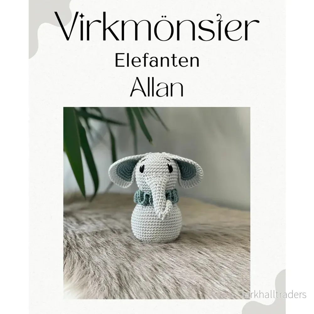 Virkmönster, Elefanten Allan Virkmönster, Elefanten Allan