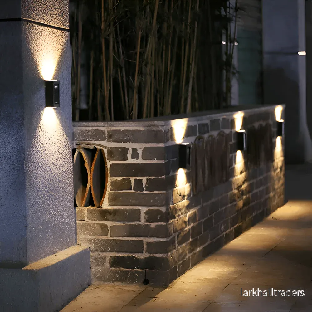 LumiSun – Solenergi Vägglampa med Dubbel Ljusspridning | Vattentät Utomhusbelysning LED IP65 - Bild 3