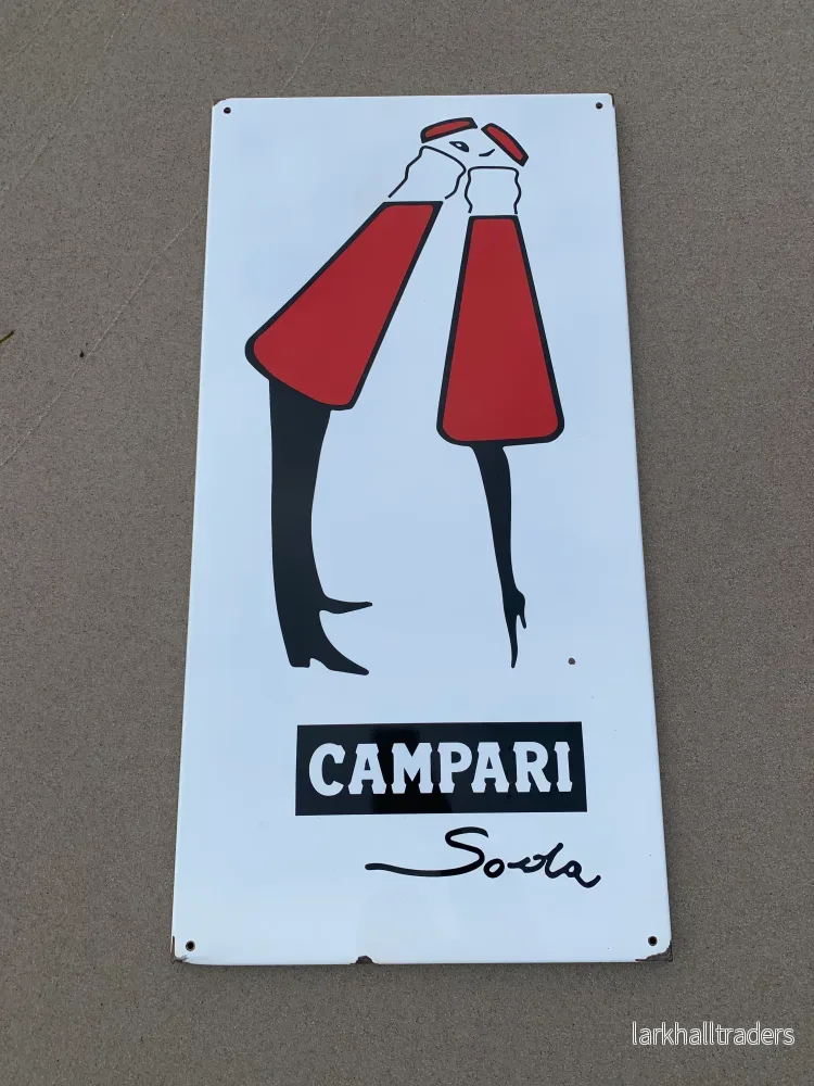 Campari emaljskylt