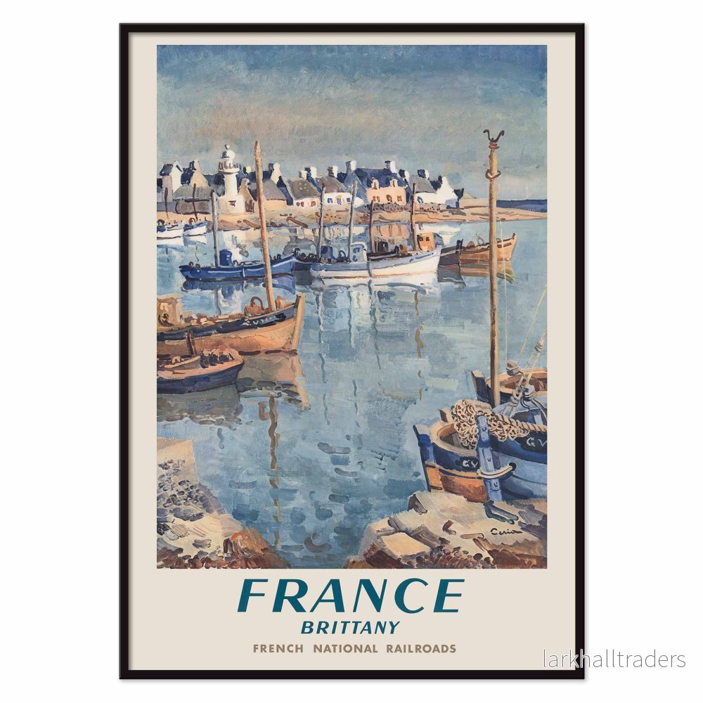 Frankrike – järnvägen till Bretagne Poster - Bild 2