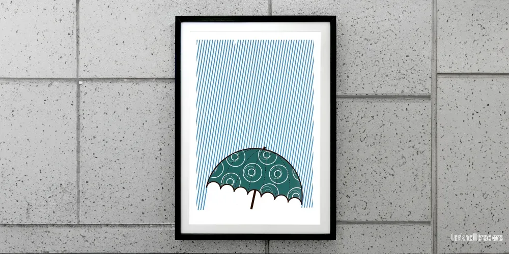 Umbrella Fine Art Screen Print - Bild 3