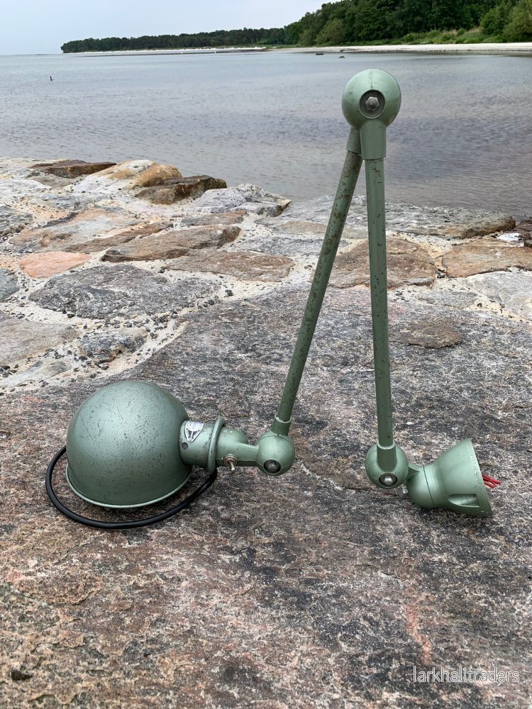 Jieldé vägg-/taklampa med 2 armar – Grön Jieldé vägg-/taklampa med 2 armar – Grön