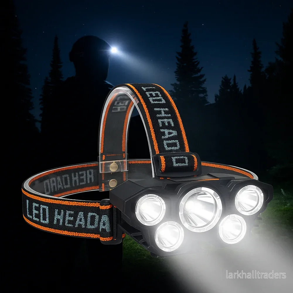 Pannlampa 300 lumen 180° justerbar vinkel – 4 ljuslägen Pannlampa 300 lumen 180° justerbar vinkel – 4 ljuslägen