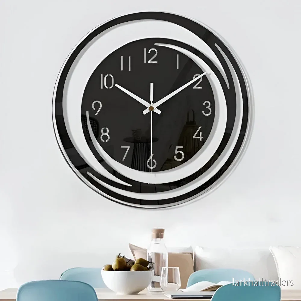 AcrySilent – Modern Svart Akryl Väckarklocka i Skandinavisk Design - Bild 2