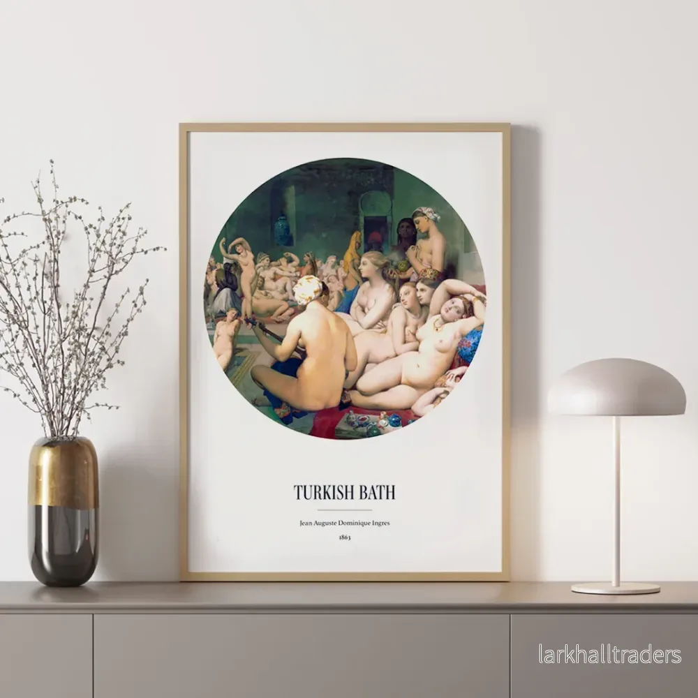 Det turkiska badet Poster
