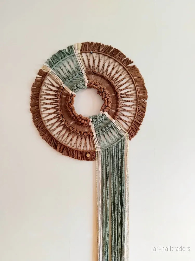 Flöde textil väggkonst