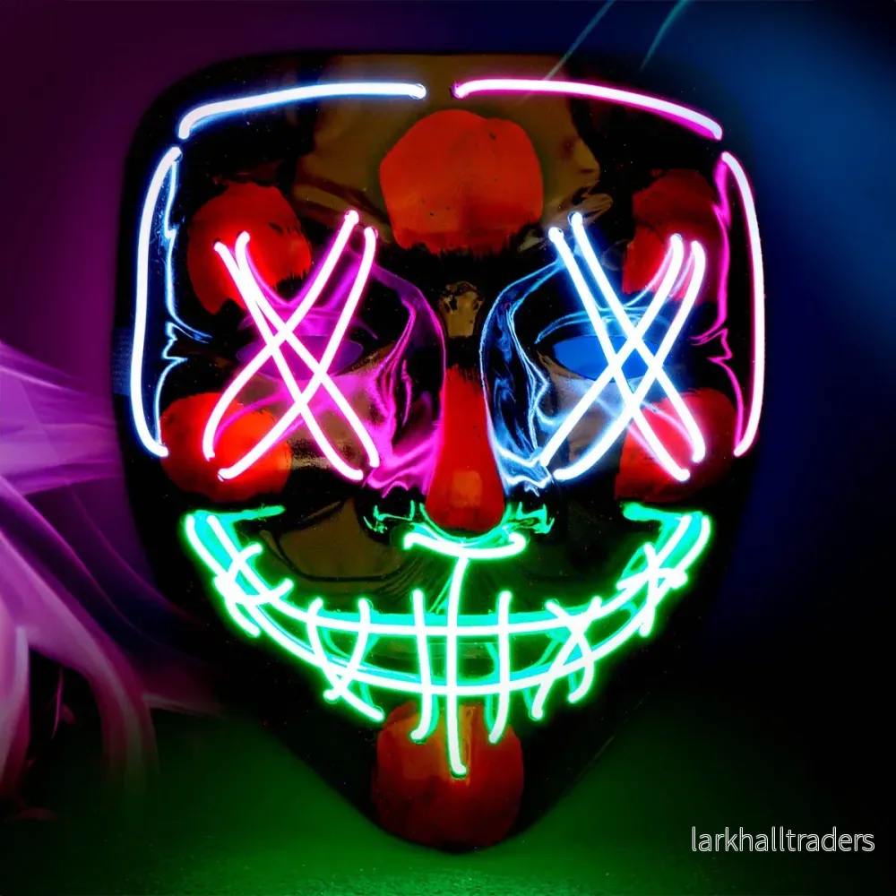 LED-mask, scary multi - Bild 2