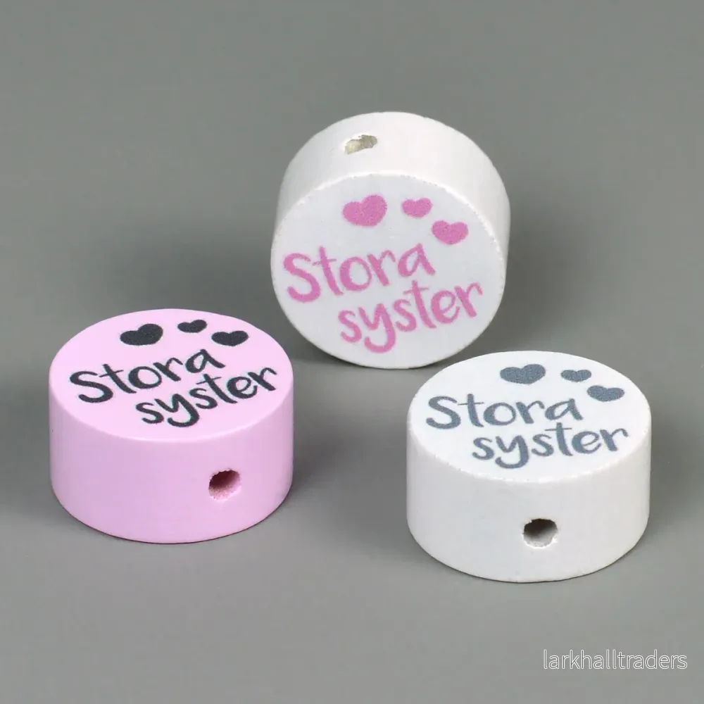 Motivpärla i trä, ”Storasyster”