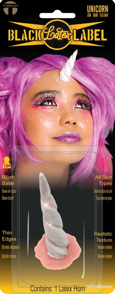 Black Label Latex Horns – Unicorn Horn Black Label Latex Horns – Unicorn Horn